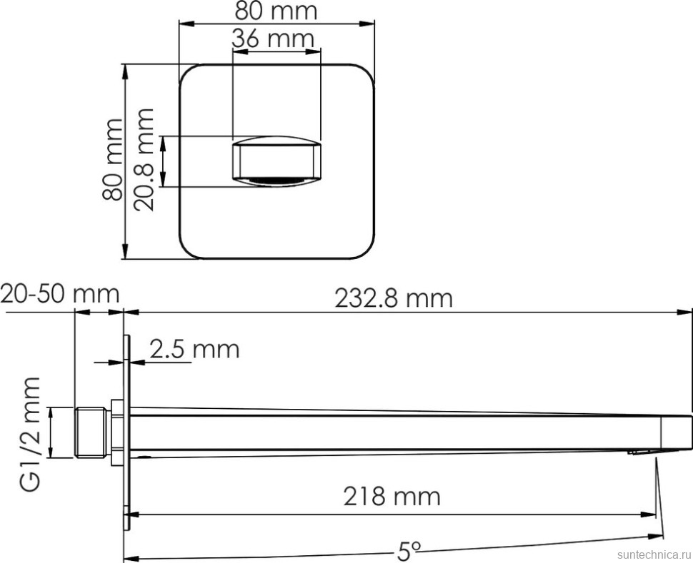 Душевой комплект Wasserkraft Weida A3151.269.270.090.116.271.087.103 С ВНУТРЕННЕЙ ЧАСТЬЮ, хром