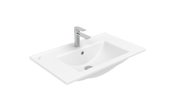 Мебельная раковина Creavit Su 75 белая глянцевая