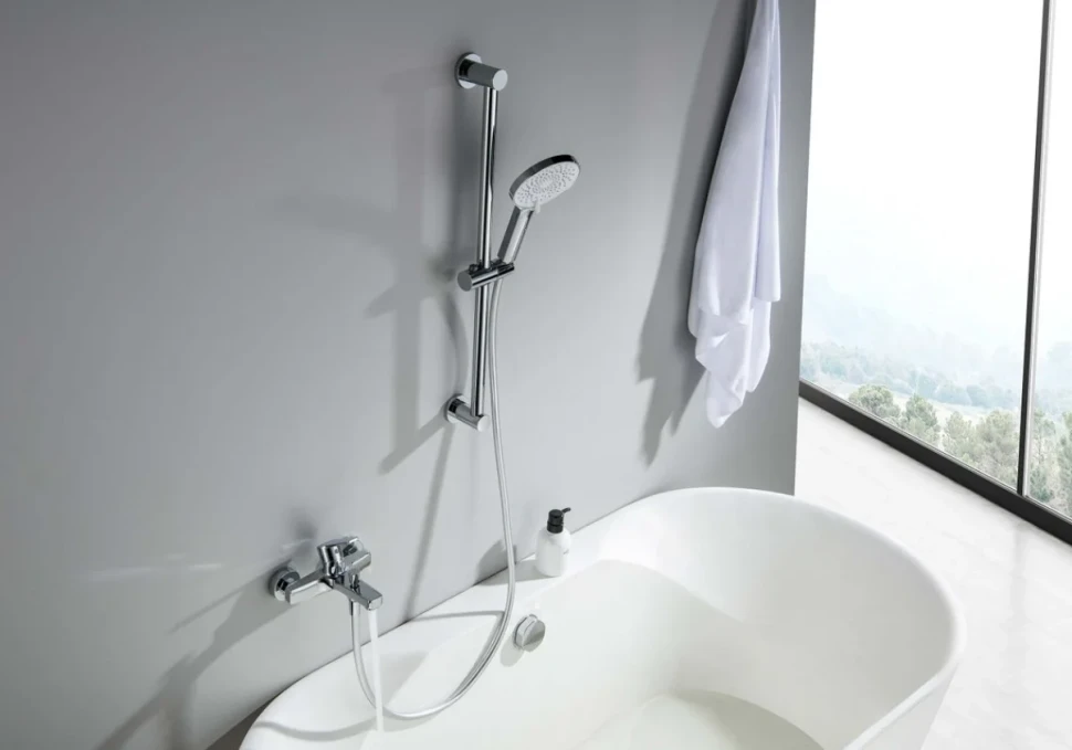 Смеситель для ванны с душем AQUATEK Лугано AQ1748CR хром