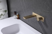 Смеситель для раковины Abber Rund AF8712G С ВНУТРЕННЕЙ ЧАСТЬЮ, матовое золото Смеситель для раковины Abber Rund AF8712G С ВНУТРЕННЕЙ ЧАСТЬЮ, матовое золото