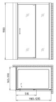 Душевой уголок Gemy Sunny Bay S28191BM-A100M
