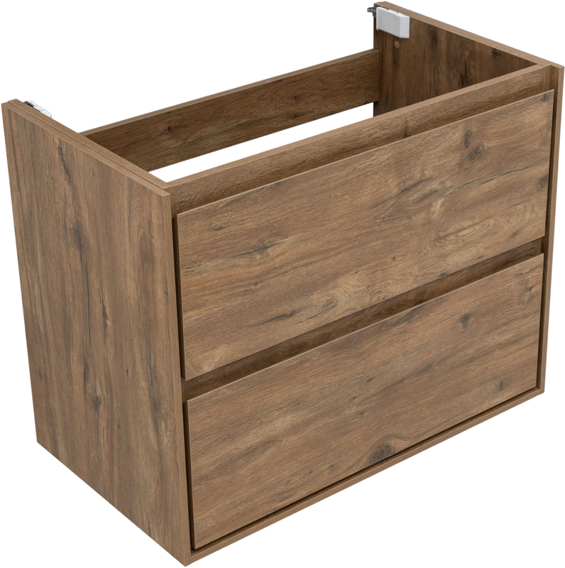 Тумба под раковину без столешницы Aquanet Милан 80 подвесная, дуб рустикальный