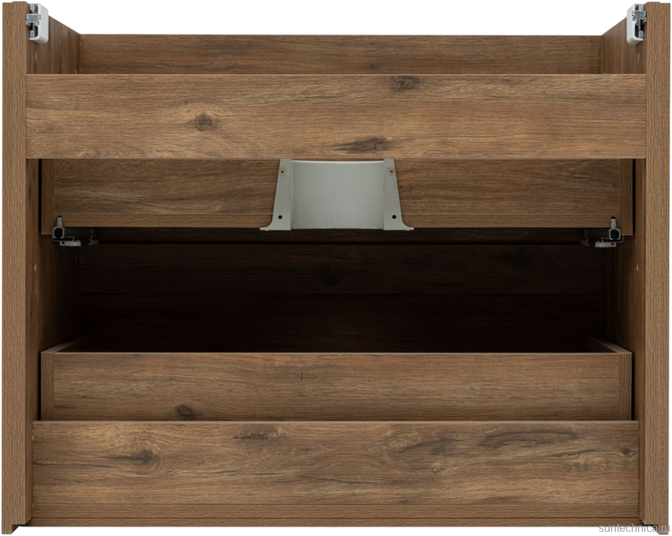 Тумба под раковину без столешницы Aquanet Милан 80 подвесная, дуб рустикальный