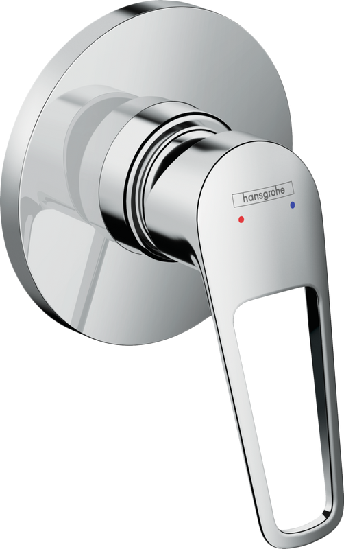 Встраиваемый смеситель для душа и ванны Hansgrohe Novus Loop 71361000 С ВНУТРЕННЕЙ ЧАСТЬЮ, хром