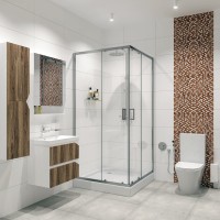 Душевой уголок Niagara Nova NG-6609-08 100x100, квадратный