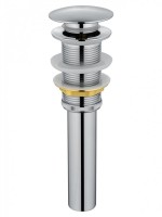 Донный клапан для раковины Wonzon & Woghand WW-88SS04-CR без перелива, хром