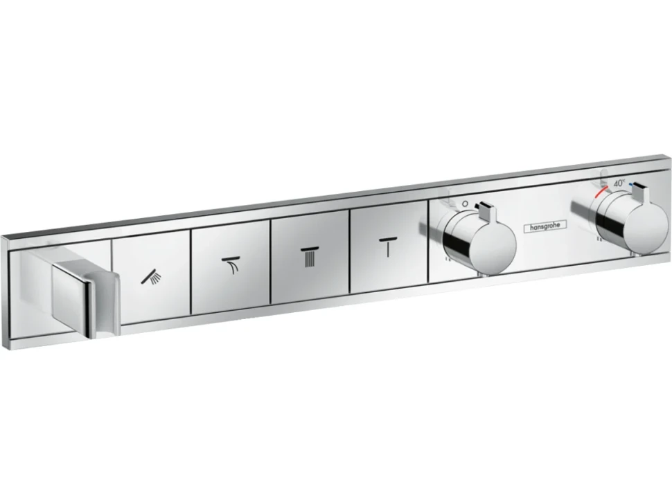 Термостатический смеситель встраиваемый Hansgrohe RainSelect 15357000 С ВНУТРЕННЕЙ ЧАСТЬЮ, хром