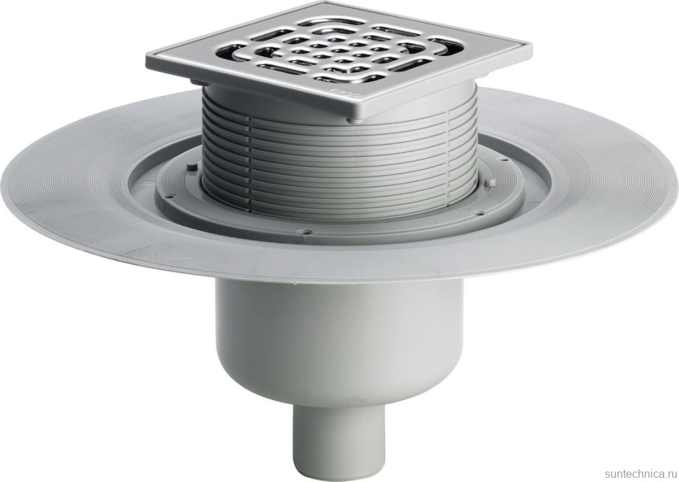 Сифон для душа, трап, цвет нержавеющая сталь VIEGA Advantix 4951.1 557188