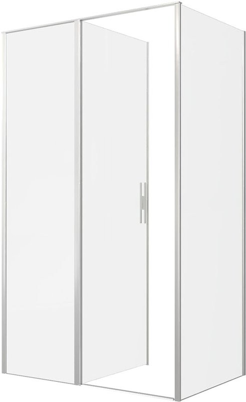Душевой уголок Allen Brau Priority 120x80, профиль серебро браш, стекло прозрачное
