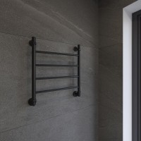 Полотенцесушитель водяной EWRIKA Сафо P 60х50, черный матовый