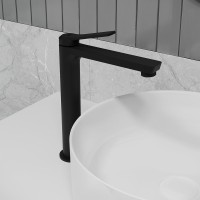 Комплект для ванной IDDIS Parker Душевая стойка IDDIS Parker PARBL3Fi06 + Смеситель для раковины PARBL01i01, матовый черный