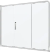 Шторка на ванну Kubele DE019 P3-MAT-CH 180х150 см, профиль хром Шторка на ванну Kubele DE019 P3-MAT-CH 180х150 см, профиль хром