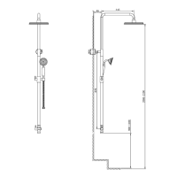 Душевая стойка Caprigo Parts 99-564-crm хром