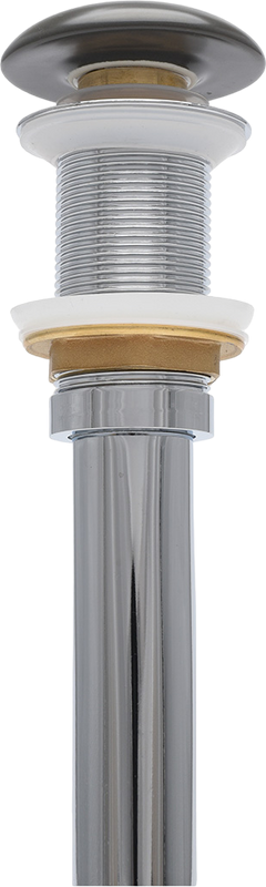 Донный клапан для раковины AQUAme AQM7002-0MDG без перелива, матовый темно-серый