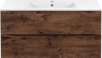 Мебель для ванной комнаты Vincea Mia 100 темный дуб