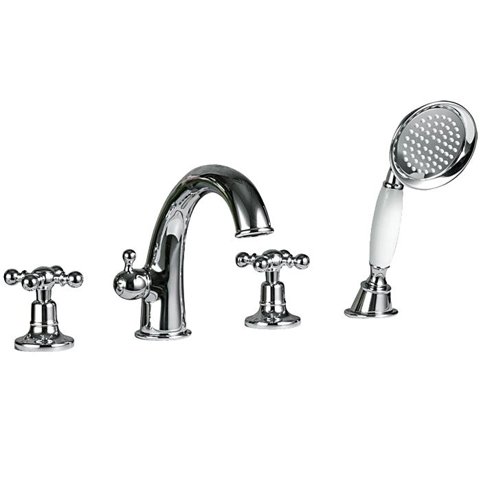 Смеситель на борт ванны Gappo G1189 хром