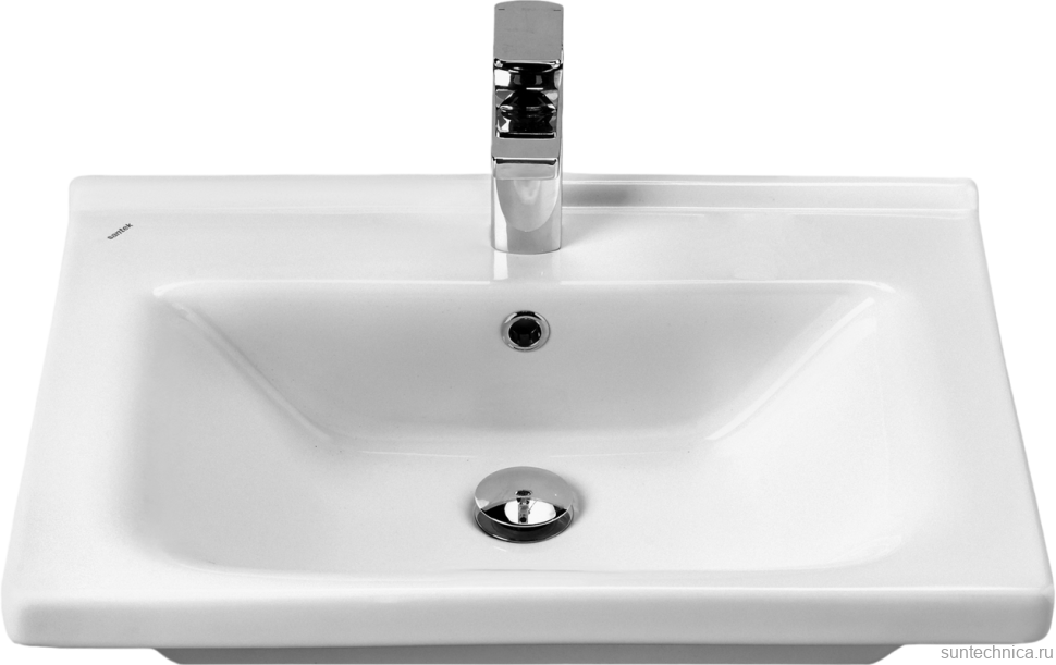 Тумба с раковиной AQUATON Хоуп 60 подвесная, 1 ящик, хаки