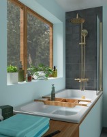 Душевая стойка AQUAme AQM8008GG Душевая стойка AQUAme AQM8008GG