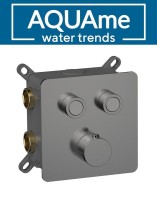 Смеситель для душа AQUAme с термостатом встраиваемый AQM8811GM