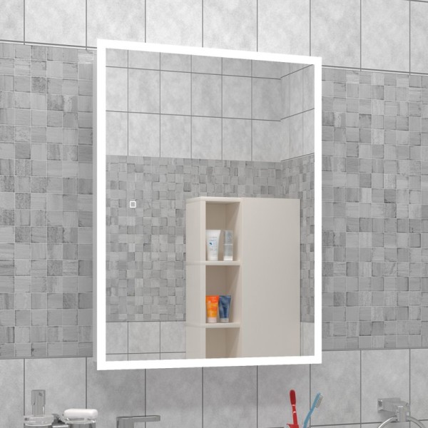 Зеркало-шкаф CONTINENT Reflex 50х80 с подсветкой