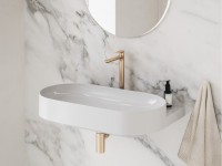 Смеситель для раковины Ravak Eleganta EL 015.60RGB брашированное розовое золото