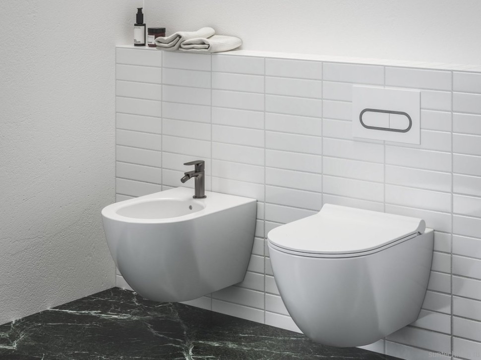 Смеситель для биде Ravak Eleganta EL 056.20GB брашированный графит