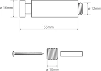 Крючок Bemeta Omega 104506082 Крючок Bemeta Omega 104506082