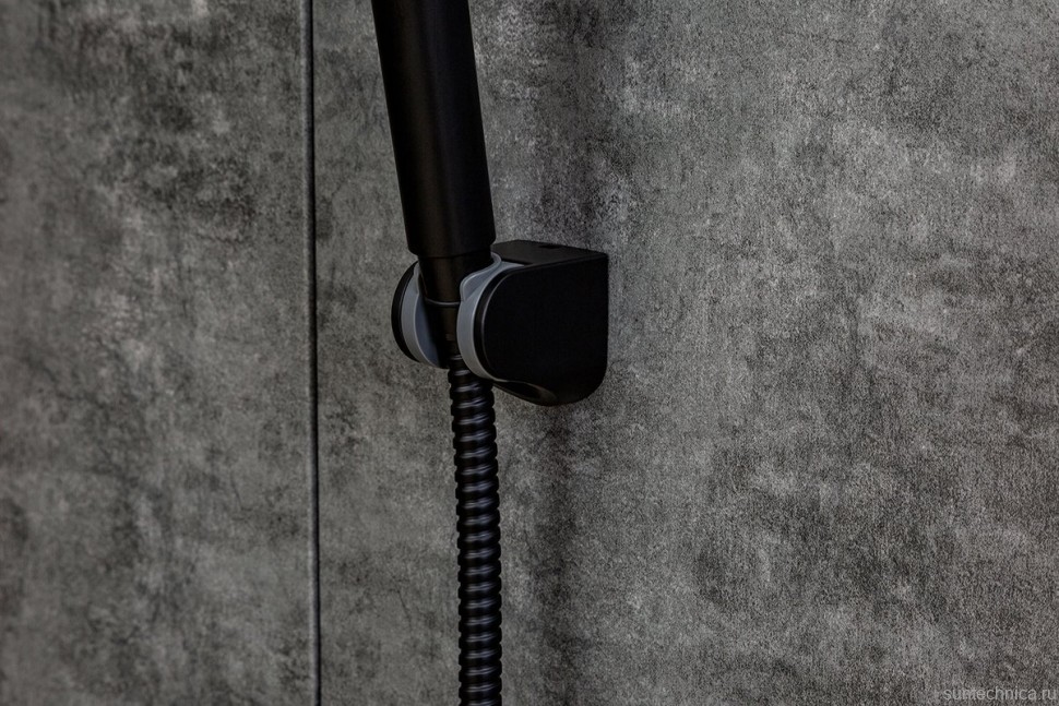 Настенный держатель Orange O-Shower OWB-A-B матовый черный