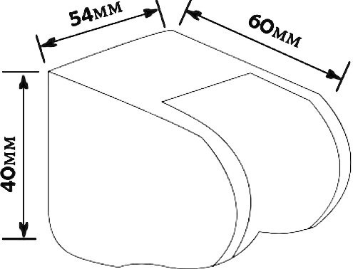 Настенный держатель Orange O-Shower OWB-A-B матовый черный