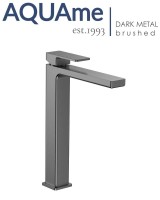 Смеситель для раковины AQUAme Savona 250 темный металл AQM6814GM Смеситель для раковины AQUAme Savona 250 темный металл AQM6814GM