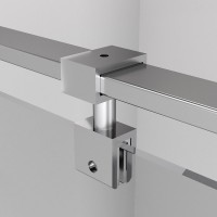 Душевой уголок Niagara Nova NG-6632-34 100x100, профиль хром, стекло прозрачное