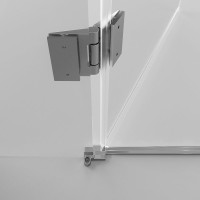 Душевой уголок Niagara Nova NG-6632-34 100x100, профиль хром, стекло прозрачное