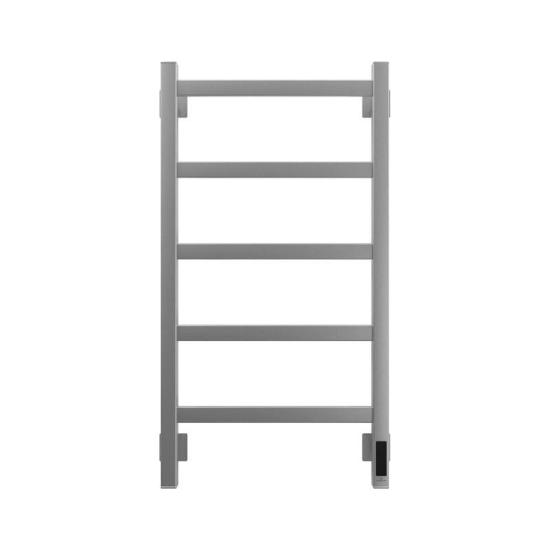 Полотенцесушитель электрический Grota Soffi K 430х800 NM EL 80x45 см, подключение справа, слева, скрытое подключение справа, матовый хром, лесенка