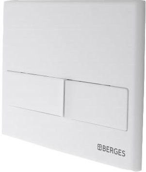Кнопка смыва Berges Novum L4 белый, матовый