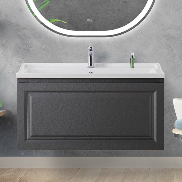 Тумба с раковиной Cezares Giubileo 100 1 внутренний ящик, титан