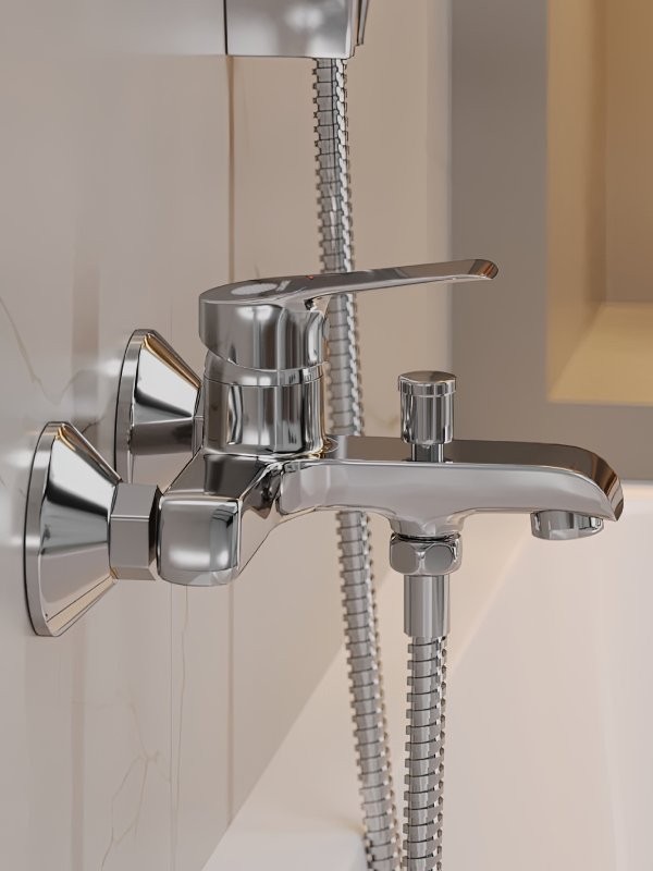 Смеситель для ванны с душем Orange Prim M42-611cr хром