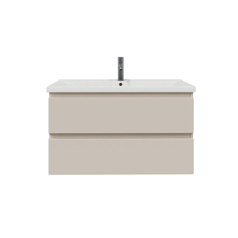 Тумба под раковину без столешницы SanStar Riana 100 подвесная, cappuccino
