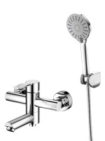 Смеситель для ванны с душем Agger Easy A3121200 хром глянцевый Смеситель для ванны с душем Agger Easy A3121200 хром глянцевый