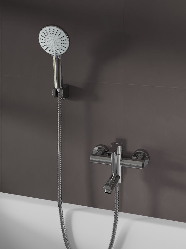 Смеситель для ванны с душем Agger Easy A3121200 хром глянцевый