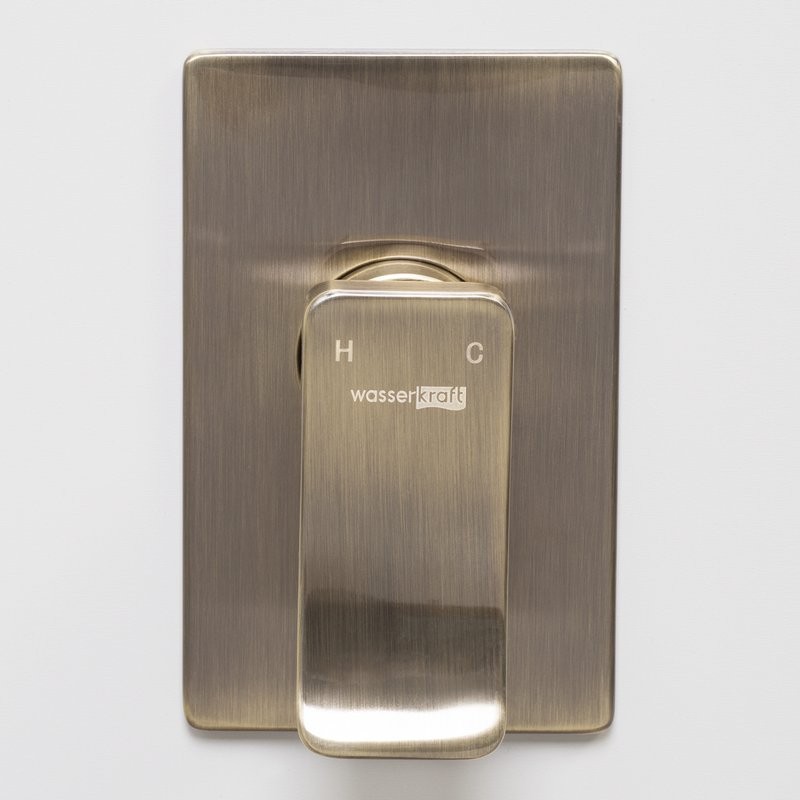 Встраиваемый смеситель для душа и ванны Wasserkraft Exter 1651 С ВНУТРЕННЕЙ ЧАСТЬЮ