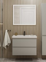 Мебель для ванной комнаты SanStar Riana 80 подвесная, grey, раковина Fest 80