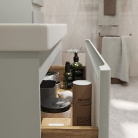 Мебель для ванной комнаты SanStar Riana 80 подвесная, grey, раковина Fest 80