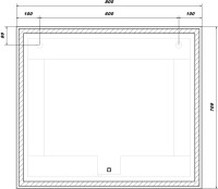 Мебель для ванной комнаты SanStar Riana 80 подвесная, grey, раковина Fest 80