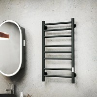 Полотенцесушитель электрический Bauedge M0033 40х80 R черный матовый
