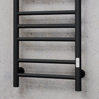 Полотенцесушитель электрический Bauedge M0033 40х80 R черный матовый