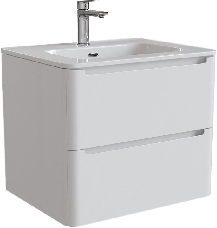 Тумба с раковиной IDDIS Edifice 60 подвесная, белая