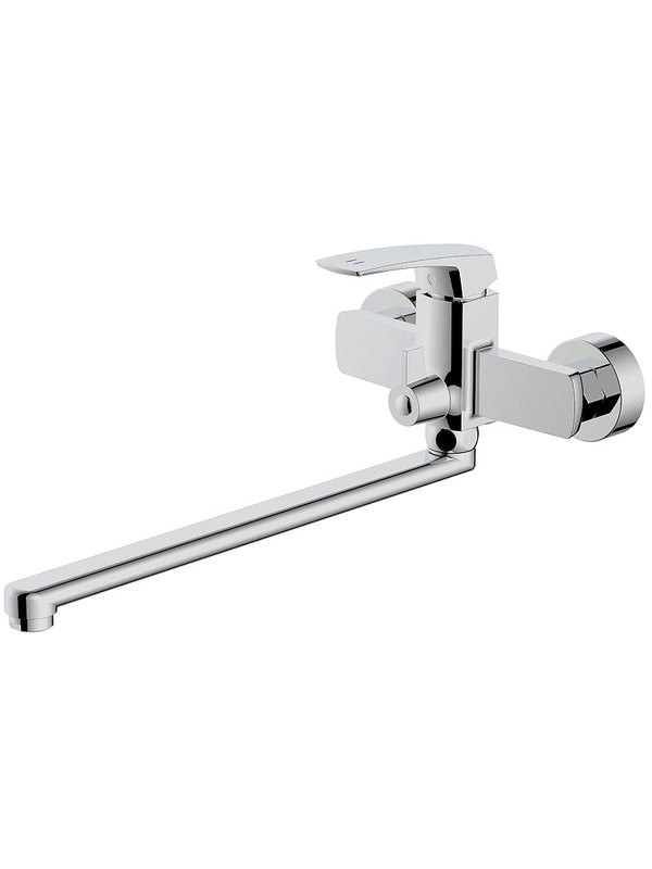 Смеситель с длинным изливом для ванны AZARIO Conda AZ-K1711 хром