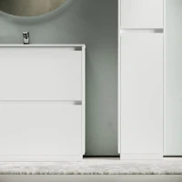 Тумба с раковиной Sancos Libra Floor 90 белый глянец, белая раковина CN7002