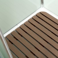 Душевая кабина DTO K401S 100х100, профиль хром, стекло прозрачное