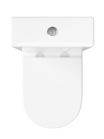 Унитаз-компакт напольный STWORKI Вестфолл S08400WH с микролифтом, безободковый, белый